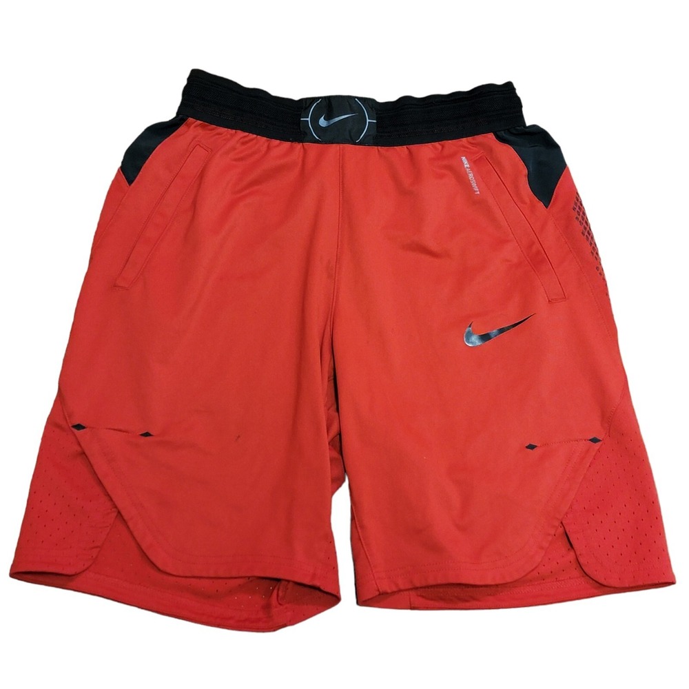 Men's Nike Aeroswift 9" Basketball Athletic Shorts Red Size Small AA3136-657